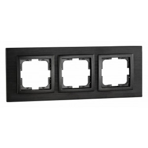 Рамка на 3 поста Mono Electric Style Aluminium 107-820000-162 Рамка на 3 поста Mono Electric Style Aluminium 107-820000-162