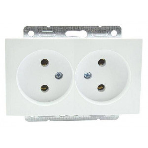 Розетка двойная, без рамки Mono Electric Despina / Larissa 500-000105-121 Розетка двойная, без рамки Mono Electric Despina / Larissa 500-000105-121