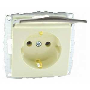 Розетка с заземлением с крышкой, без рамки Mono Electric Despina / Larissa 500-001721-118 Розетка с заземлением с крышкой, без рамки Mono Electric Despina / Larissa 500-001721-118