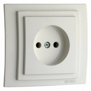 Розетка без заземления, без рамки Mono Electric Despina / Larissa 500-001922-116 Розетка без заземления, без рамки Mono Electric Despina / Larissa 500-001922-116