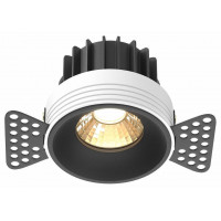 Встраиваемый светильник Maytoni Round DL058-12W2.7K-TRS-B