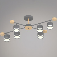 Люстра на штанге 78730-0.3-06 GX53 GREY+WOOD