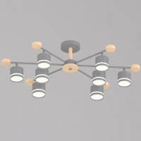 Люстра на штанге 78730 78730-0.3-08 GX53 GREY+WOOD
