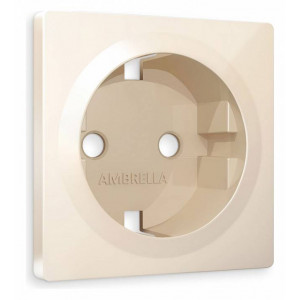 Накладка для розетки с заземлением Ambrella Volt Quant AP3060 Накладка для розетки с заземлением Ambrella Volt Quant AP3060