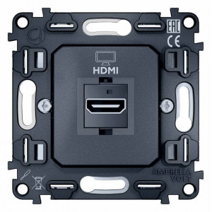 Механизм розетки HDMI Ambrella Volt Quant VM222 Механизм розетки HDMI Ambrella Volt Quant VM222