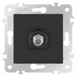 ТВ-розетка без рамки Arte Milano am-203 203.42-1.black