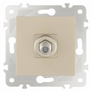 ТВ-розетка без рамки Arte Milano am-203 203.42-1.shampan