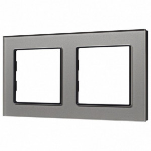 Рамка на 2 поста Arlight GLARE 043798 Рамка на 2 поста Arlight GLARE 043798