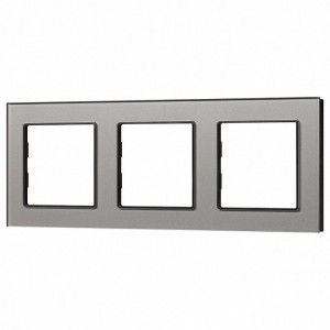 Рамка на 3 поста Arlight GLARE 043801