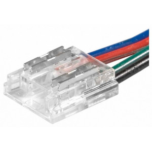 Соединитель лент линейный жесткий ELFLED STD Conn-4p/w-COB-10mm Соединитель лент линейный жесткий ELFLED STD Conn-4p/w-COB-10mm