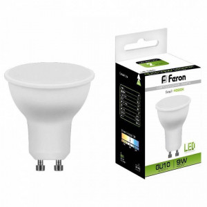 Лампа светодиодная Feron LB-560 GU10 9 Вт 4000 K 25843
