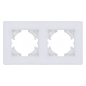 Рамка на 2 поста Kollinger Eleganz Acryl EA2WH Рамка на 2 поста Kollinger Eleganz Acryl EA2WH