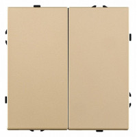 Выключатель двухклавишный без рамки Kollinger Eclipse EC-025GD