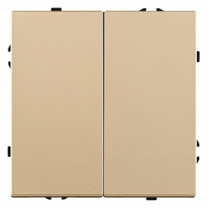 Выключатель двухклавишный без рамки Kollinger Eclipse EC-025GD Выключатель двухклавишный без рамки Kollinger Eclipse EC-025GD