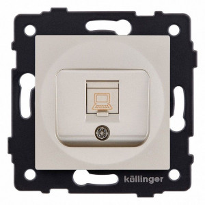 Розетка Ethernet RJ-45 без рамки Kollinger REA-016GD Розетка Ethernet RJ-45 без рамки Kollinger REA-016GD