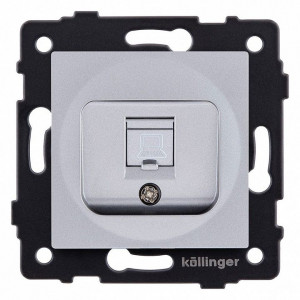 Розетка Ethernet RJ-45 без рамки Kollinger REA-016GY Розетка Ethernet RJ-45 без рамки Kollinger REA-016GY