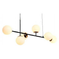 Подвесная люстра iLamp Golden 9136P/6 BK-WH