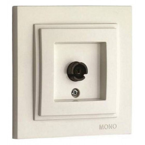 ТВ-розетка без рамки Mono Electric Despina / Larissa 500-000105-138 ТВ-розетка без рамки Mono Electric Despina / Larissa 500-000105-138