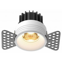 Встраиваемый светильник Maytoni Round DL058-7W2.7K-TRS-W