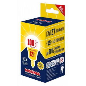 Лампа светодиодная Volpe LED-G60 E14 12Вт 3000K UL-00010992 Лампа светодиодная Volpe LED-G60 E14 12Вт 3000K UL-00010992