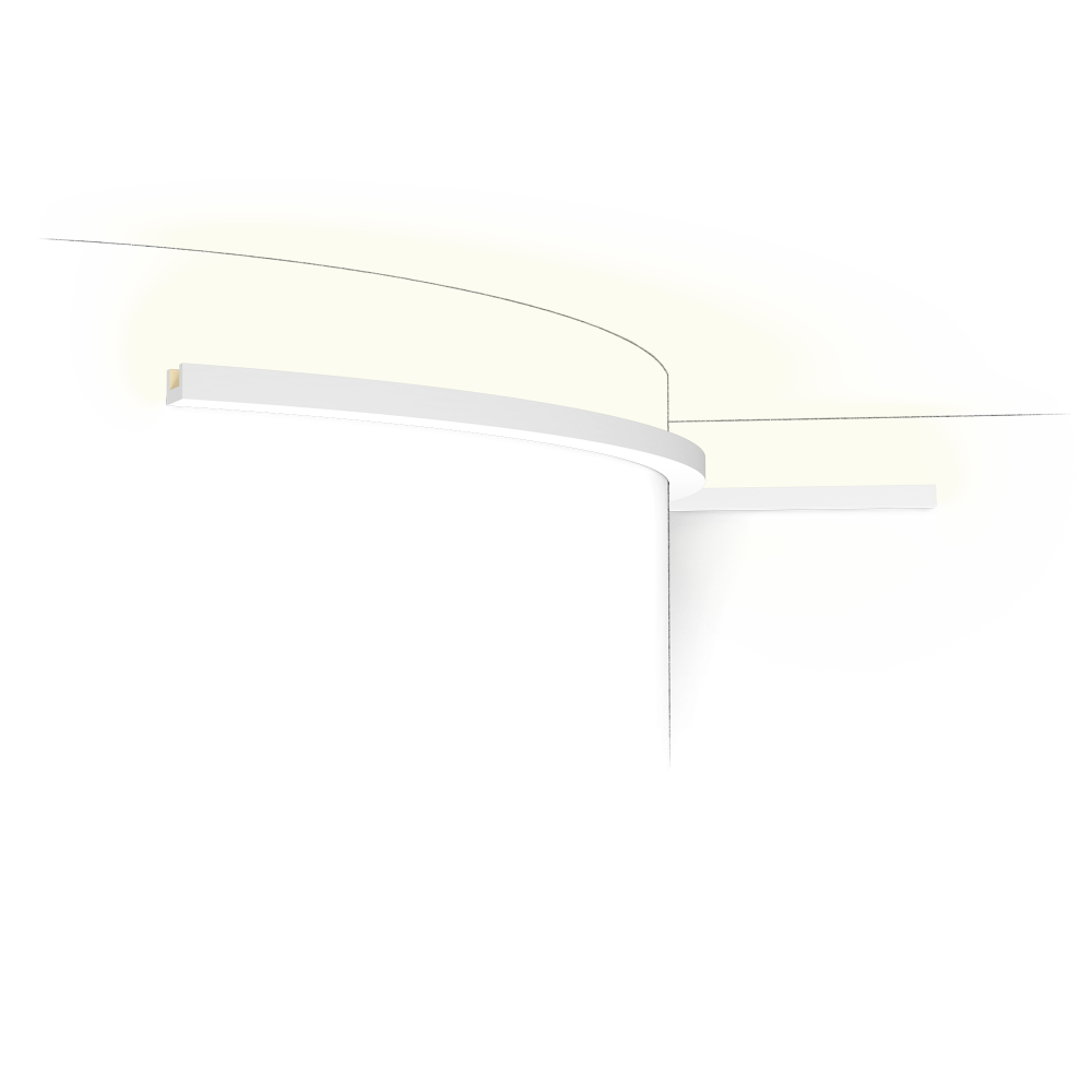 Карниз для скрытого освещения Orac Decor CX190F U-PROFILE гибкий