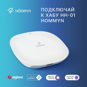 Выключатель умный HOMMYN SWZBNN01W Zigbee 1 клавиша без нейтрали SWZBNN01W Выключатель умный HOMMYN SWZBNN01W Zigbee 1 клавиша без нейтрали SWZBNN01W