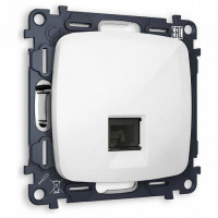 Розетка Ethernet RJ-45 и со шторками, без рамки Ambrella Volt OMEGA MO112005