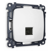 Розетка Ethernet RJ-45 и со шторками, без рамки Ambrella Volt Quant MO132010