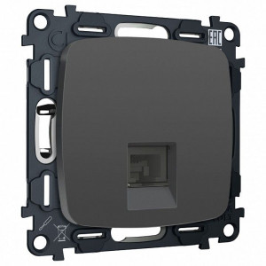 Розетка Ethernet RJ-45 и со шторками, без рамки Ambrella Volt OMEGA MO912005 Розетка Ethernet RJ-45 и со шторками, без рамки Ambrella Volt OMEGA MO912005