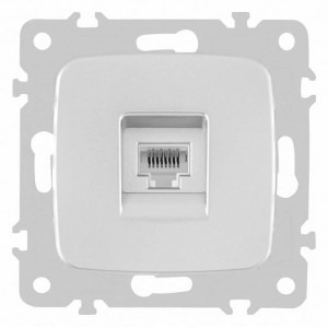 Розетка Ethernet RJ-45 без рамки Arte Milano am-205 205.45-1.silver