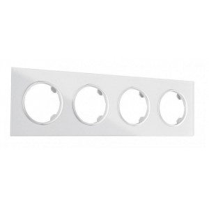 Рамка на 4 поста Arte Milano am-502.01 502.01-4.white Рамка на 4 поста Arte Milano am-502.01 502.01-4.white