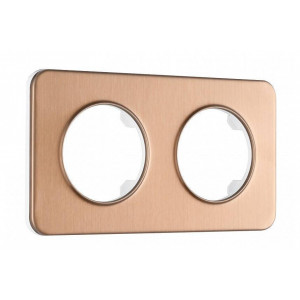 Рамка на 2 поста Arte Milano am-502.07 502.07-2.brown Рамка на 2 поста Arte Milano am-502.07 502.07-2.brown