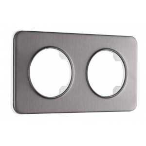 Рамка на 2 поста Arte Milano am-502.07 502.07-2.grey Рамка на 2 поста Arte Milano am-502.07 502.07-2.grey