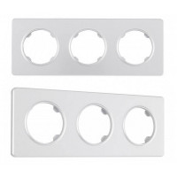Рамка на 3 поста Arte Milano am-502.15 502.15-3.silver