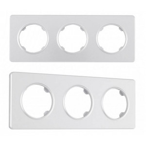 Рамка на 3 поста Arte Milano am-502.15 502.15-3.silver