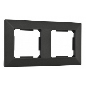 Рамка на 2 поста Arte Milano am-503.03 503.03-2.black