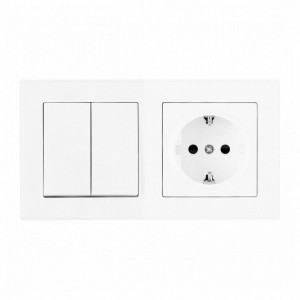 Блок с розеткой и выключателем Arte Milano SET06-2 SET06-2-30-2-40-1 white Блок с розеткой и выключателем Arte Milano SET06-2 SET06-2-30-2-40-1 white