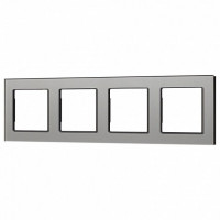 Рамка на 4 поста Arlight GLARE 043804