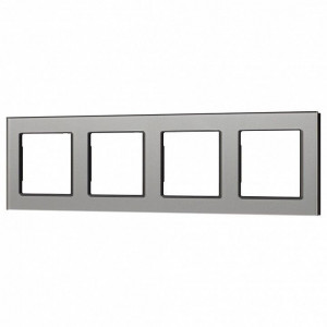Рамка на 4 поста Arlight GLARE 043804
