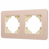 Рамка на 2 поста Arlight AKIRY 049739