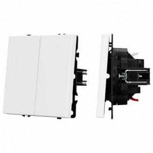 Выключатель двухклавишный без рамки Arlight SWT 054238