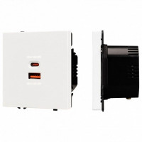 Розетка 2хUSB type A и C без рамки Arlight SCT 054316