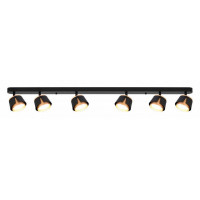 Спот Arte Lamp Amaks 6 ламп черный A8028PL-6BK