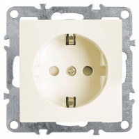 Розетка с заземлением и с шторками, без рамки Stekker PST16-9110 39328