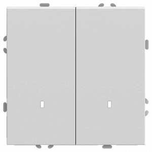 Выключатель двухклавишный с подсветкой без рамки Stekker RSW10-5102-01 49864 Выключатель двухклавишный с подсветкой без рамки Stekker RSW10-5102-01 49864