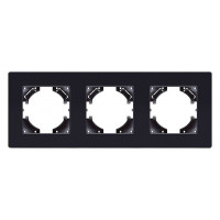 Рамка на 3 поста Kollinger Eleganz Acryl EA3BK