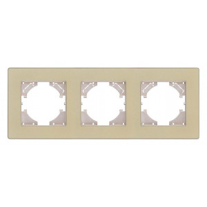 Рамка на 3 поста Kollinger Eleganz Acryl EA3GD Рамка на 3 поста Kollinger Eleganz Acryl EA3GD