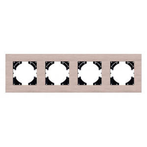 Рамка на 4 поста Kollinger Reflex AL RA4GD Рамка на 4 поста Kollinger Reflex AL RA4GD