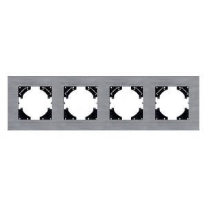 Рамка на 4 поста Kollinger Reflex AL RA4GY Рамка на 4 поста Kollinger Reflex AL RA4GY