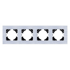 Рамка на 4 поста Kollinger Reflex AL RA4SR Рамка на 4 поста Kollinger Reflex AL RA4SR